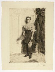 The New Maid, 1909. Creator: Anders Leonard Zorn