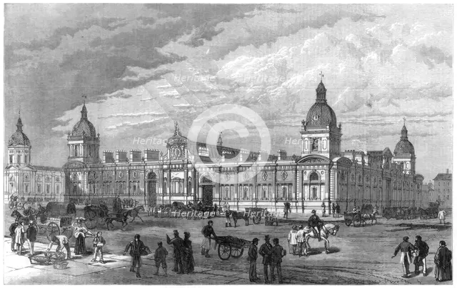 The new Metropolitan Poultry Market, Smithfield, London, 1875. Artist: Unknown