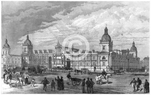 The new Metropolitan Poultry Market, Smithfield, London, 1875. Artist: Unknown