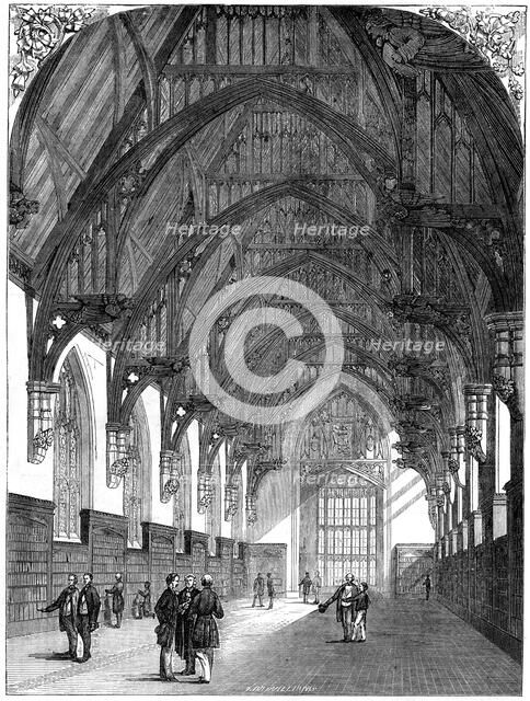 The New Middle Temple Library, 1861. Artist: Unknown