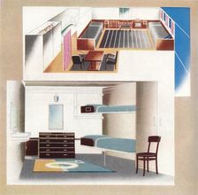 The new Orient Liner contributes toward a new standard of decoration 1935