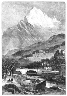 The new overland route to India: Mont Cenis Railway - St. Michel, 1869. Creator: Unknown