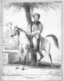 The New Pasha of Egypt. Not by Horace Vernet 1840. Creator: John Doyle