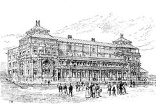 The new pavilion at Lord’s Cricket Ground, 1890. Creator: Unknown
