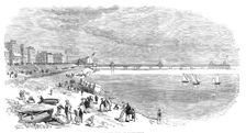 The new pier at Eastbourne, 1870. Creator: Unknown