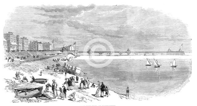 The new pier at Eastbourne, 1870. Creator: Unknown.