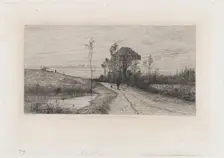 The New Pond Near Creys (Isère), 1864. Creator: Adolphe Appian