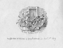 The New Police Act 1829. Artist: George Cruikshank