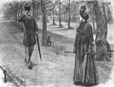 'The New Prince Fortunatus, by William Black; She turned quickly, and, when she saw... 1890. Creator: W Small