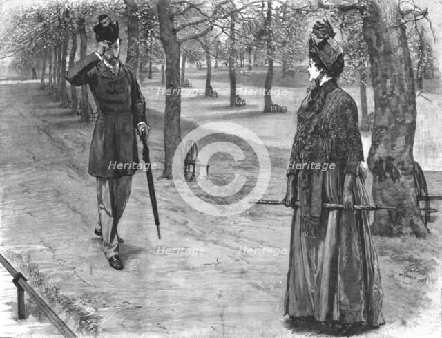 ''The New Prince Fortunatus, by William Black; She turned quickly, and, when she saw...', 1890. Creator: W Small.