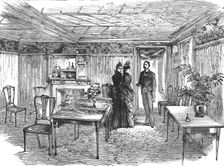 'The new quarters of the Lyric Club, Coventry Street, W. The Bamboo Room 1888. Creator: Unknown