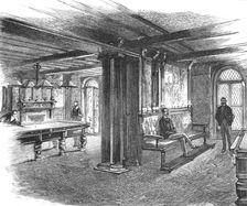 'The new quarters of the Lyric Club, Coventry Street, W. The Billiard Room 1888. Creator: Unknown