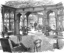 'The new quarters of the Lyric Club, Coventry Street, W. The Smoking Room 1888. Creator: Unknown
