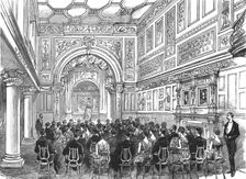 'The new quarters of the Lyric Club, Coventry Street, W. The Theatre 1888. Creator: Unknown