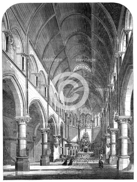 The new Roman Catholic cathedral at York, 1864. Creator: Unknown.
