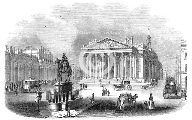 The new Royal Exchange, 1844. Creator: Unknown.