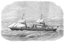 The new screw-steamer Japan, for the Suez Canal trade to India and China, 1872. Creator: Unknown