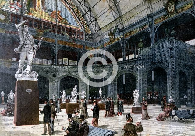 The New Sculpture Pavilion at the Palais de l'Industrie, 1892. Artist: Henri Meyer
