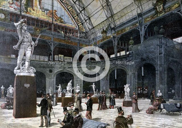 The New Sculpture Pavilion at the Palais de l'Industrie, 1892. Artist: Henri Meyer