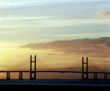 The new Severn Bridge, Pilning, Avon, 2001. Artist: JO Davies