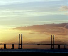 The new Severn Bridge, Pilning, Avon, 2001. Artist: JO Davies