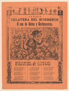 The new skeleton of the servant class or for tomcats and maids, 1902., 1902. Creator: José Guadalupe Posada
