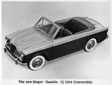 The new Singer Gazelle 1.5 litre convertible c1956-c1958