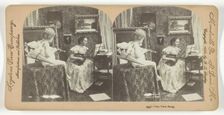 The New Song, 1899. Creator: Keystone View Company
