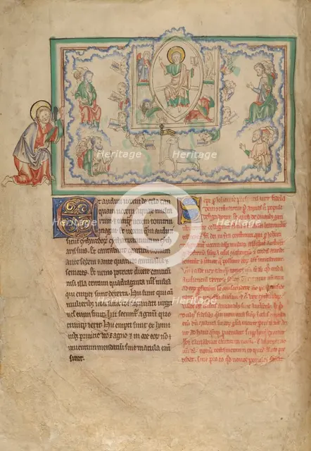 The New Song; Dyson Perrins Apocalypse, about 1255-1260. Creator: Unknown.