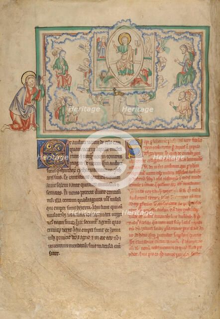 The New Song; Dyson Perrins Apocalypse, about 1255-1260. Creator: Unknown.