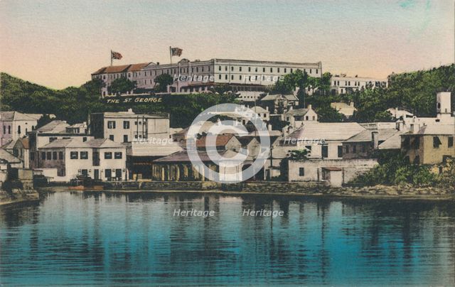 'The New St. George Hotel, St. Georges, Bermuda', early 20th century. Creator: Unknown.