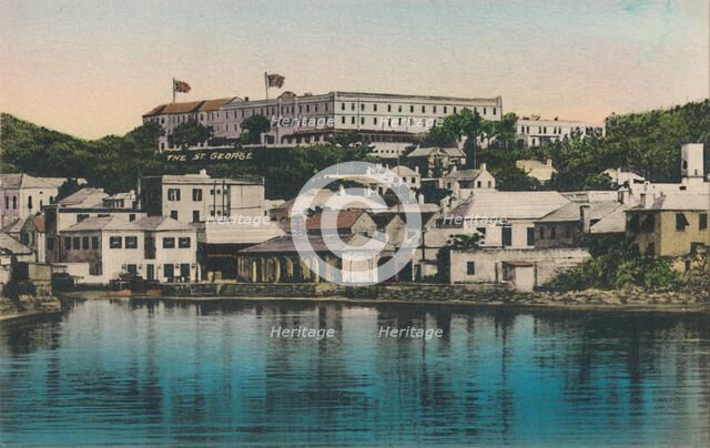 'The New St. George Hotel, St. Georges, Bermuda', early 20th century. Creator: Unknown.
