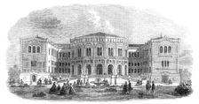 The new Storthing House, Christiania, Norway, 1861. Creator: Unknown