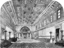 The new state ball room at Buckingham Palace, 1856