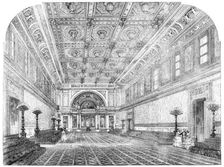 The New State Ball-Room at Buckingham Palace, 1856. Creator: Unknown