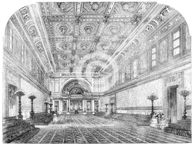 The New State Ball-Room at Buckingham Palace, 1856.  Creator: Unknown.