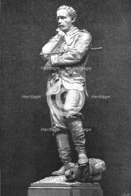 ''The new statue of the late General Gordon in Trafalgar Square', 1888. Creator: Unknown.