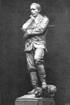 'The new statue of the late General Gordon in Trafalgar Square 1888. Creator: Unknown