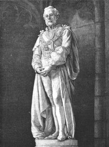 'The new statue of the late Lord Shaftsbury in Westminster Abbey 1888. Creator: Unknown