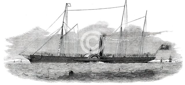The New Steam-Packet, "Her Majesty", 1850. Creator: Unknown.
