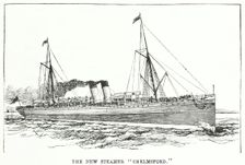 The new steamer "Chelmsford", 1885. Creator: Unknown