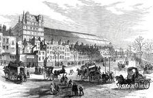 The New Street on the site of Northumberland House: view from Charing-Cross, 1876. Creator: M. P.