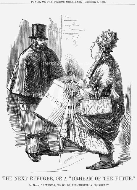 'The Next Refugee, or a "Drheam of the Futur"', 1859. NO IMAGE Creator: Unknown.