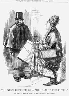 The Next Refugee, or a "Drheam of the Futur" 1859. NO IMAGE Creator: Unknown
