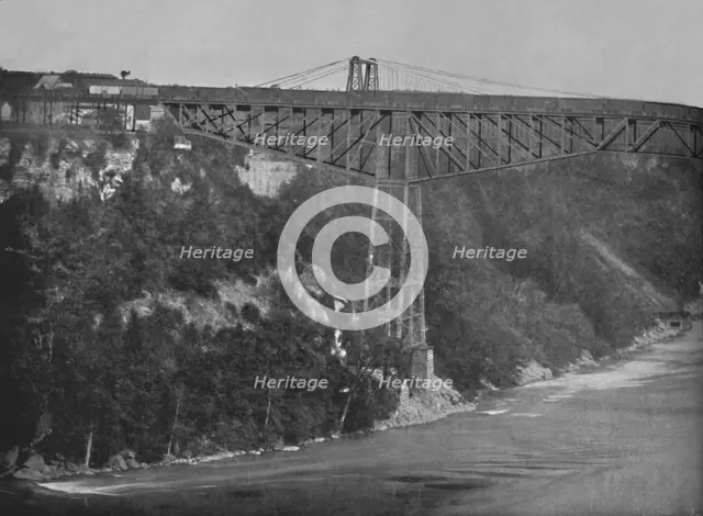 'The Niagara Cantaliver Bridge', 19th century. Artist: Unknown.