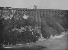 The Niagara Cantaliver Bridge 19th century