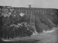 The Niagara Cantaliver Bridge 19th century