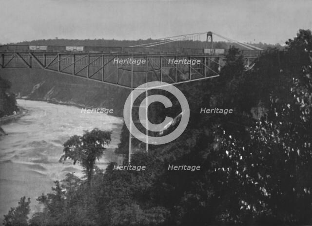 'The Niagara Cantaliver Bridge', 19th century. Artist: Unknown.