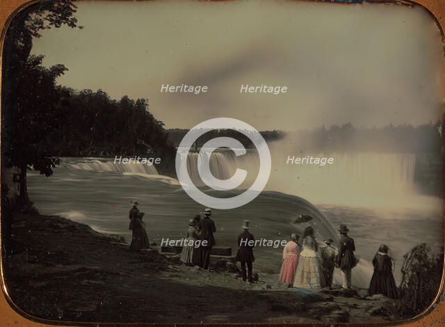 The Niagara Falls, ca. 1850. Creator: Platt D. Babbitt.