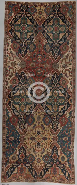The 'Nigde' Carpet, Northwestern Iran, probably, 18th century. Creator: Unknown.